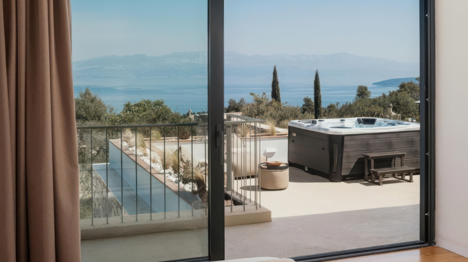Wundersch&ouml;ne luxuri&ouml;se Villa mit Meerblick auf der Insel &Scaron;olta&excl;