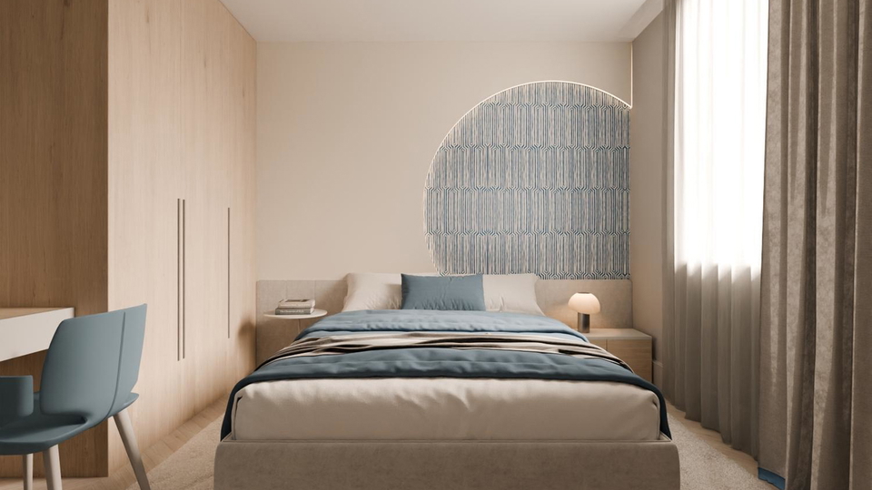 Penthouse with a rooftop terrace and sea view in an exclusive apartment complex on &Ccaron;iovo&excl;