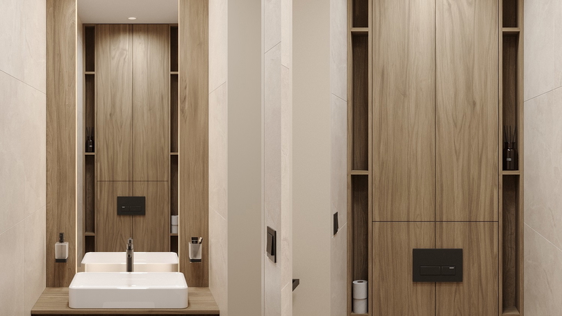 Moderna oblikovalska vila le 100 metrov od morja v okolici Rogoznice&excl;