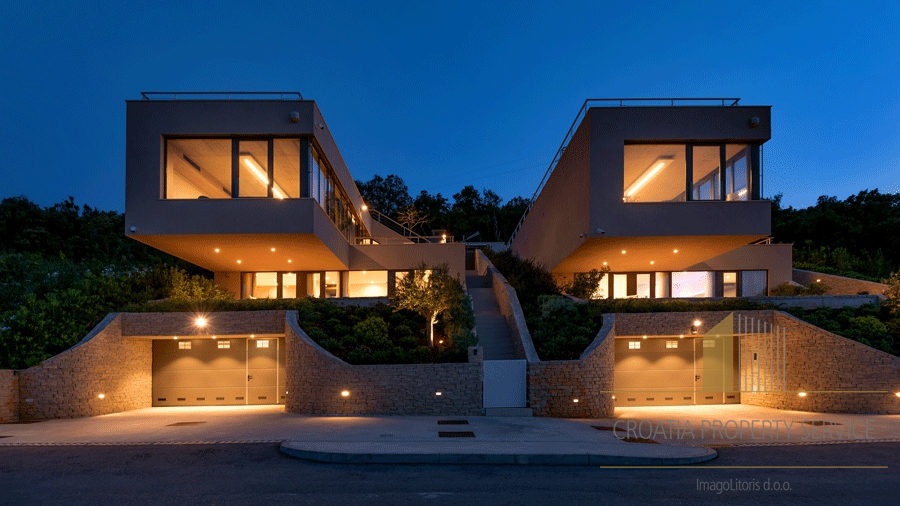 Zwei luxuriöse Villen von außergewöhnlichem Design mit herrlichem Blick auf das Meer – die Insel Korčula!