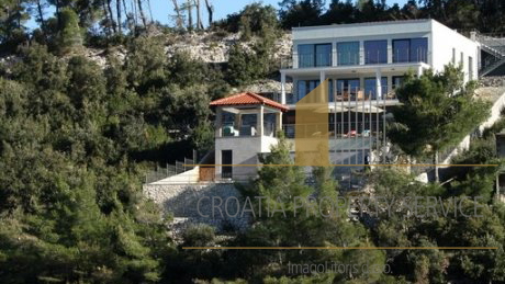 SEASIDE VILLA WITH PRIVATE BEACH, SAUNA AND A POOL, ON THE ISLAND OF KORČULA