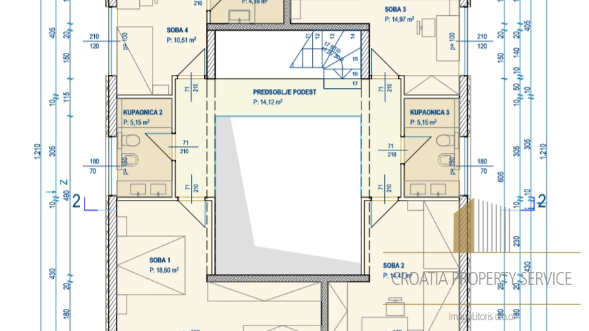 Zwei luxuri&ouml;se 5 Villen mit Swimmingpools &ndash; Ka&scaron;tel Kambelovac &vert; Hervorragende Investition mit Rendite in 8 Jahren