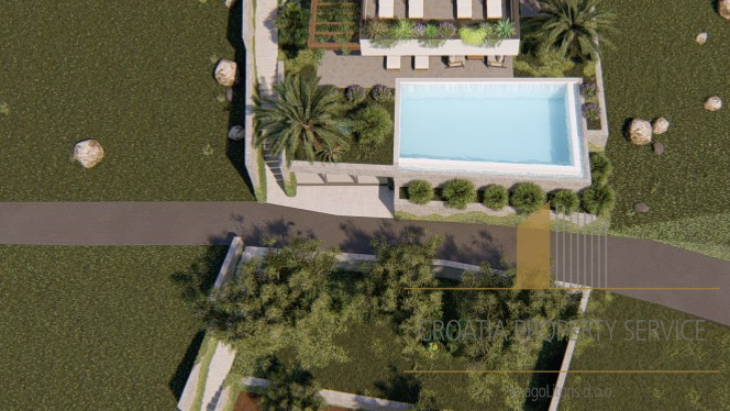 Luxury villa in an exclusive location, first row by the sea on the Omiš Riviera!