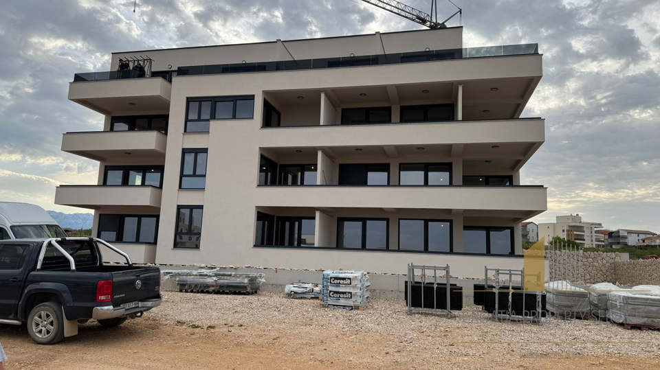 Two-story apartment with sea view in a modern new building in Povljana, Pag Island!