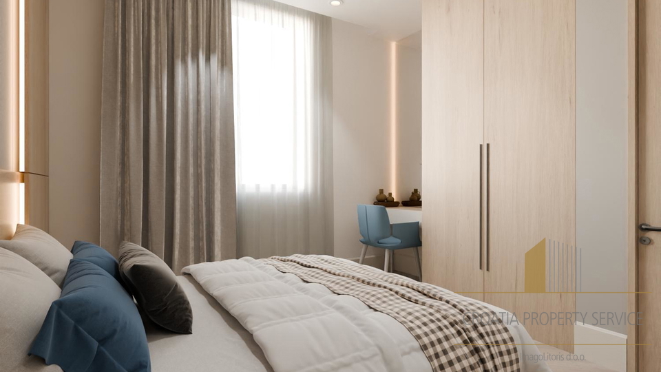 Penthouse with a rooftop terrace and sea view in an exclusive apartment complex on Čiovo!