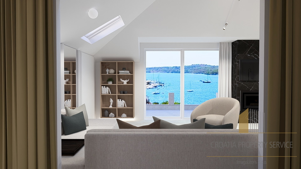 Penthouse with a beautiful sea view 50 meters from the sea in Šibenik!