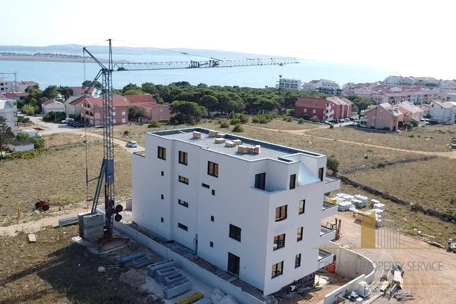 Two-story apartment with sea view in a modern new building in Povljana, Pag Island!