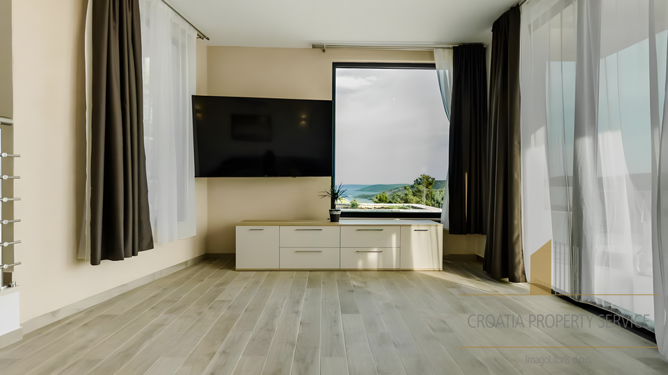Villa di lusso con vista panoramica sul mare nei dintorni di Trogir &ndash; Vini&scaron;&cacute;e