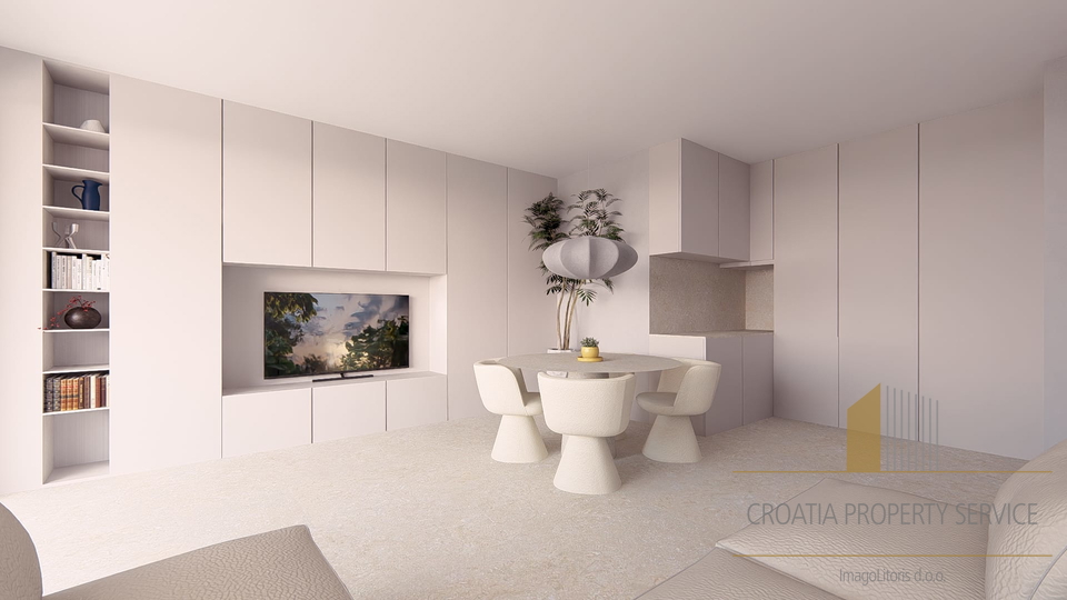 Luxuriöse Wohnung in einem modernen Neubau, 750 m vom Strand in Primošten entfernt!