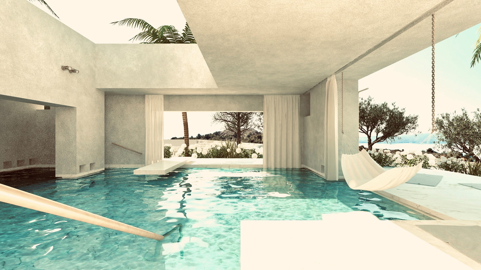 Ekskluzivno gradbeno zemlji&scaron;&ccaron;e z lokacijsko dovolilnico za 3 luksuzne vile &ndash; otok Bra&ccaron;&comma; Milna