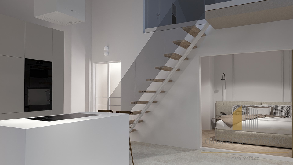 Penthouse with a beautiful sea view 50 meters from the sea in Šibenik!