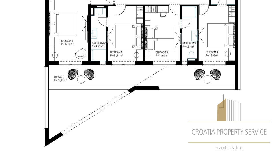 Atraktivna vila s bazenom u izgradnji u Kaštel Štafiliću; 214m2.  Pogled na more!