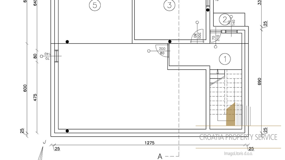 Haus, erste Reihe zum Meer auf einem Grundstück von 2300 m2 !!