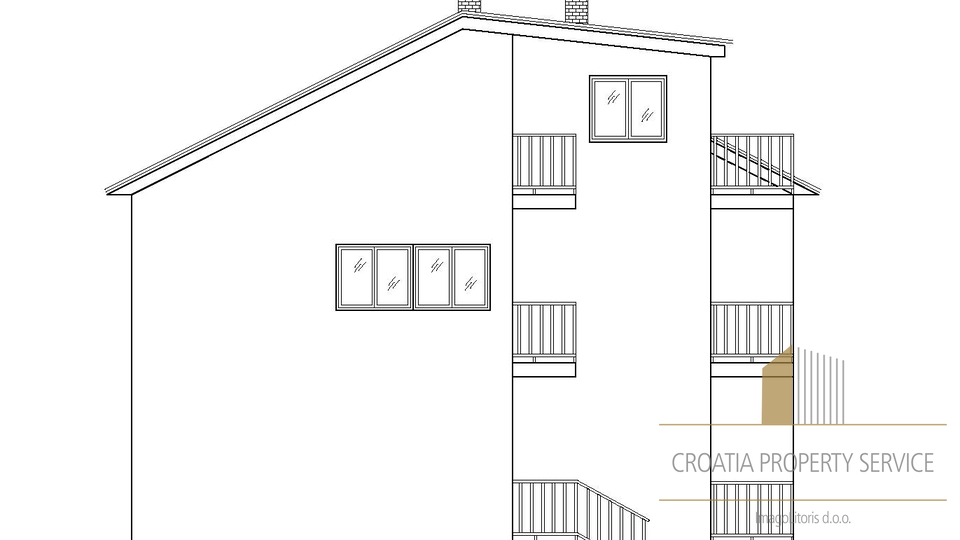 Haus, erste Reihe zum Meer auf einem Grundstück von 2300 m2 !!