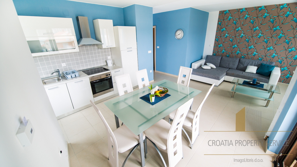 Villa with 5 apartments near Zadar , beautiful Seaview, second row to amazing beach!