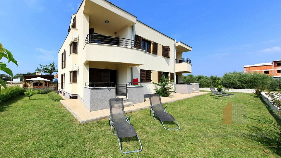 Villa with 5 apartments near Zadar , beautiful Seaview, second row to amazing beach!