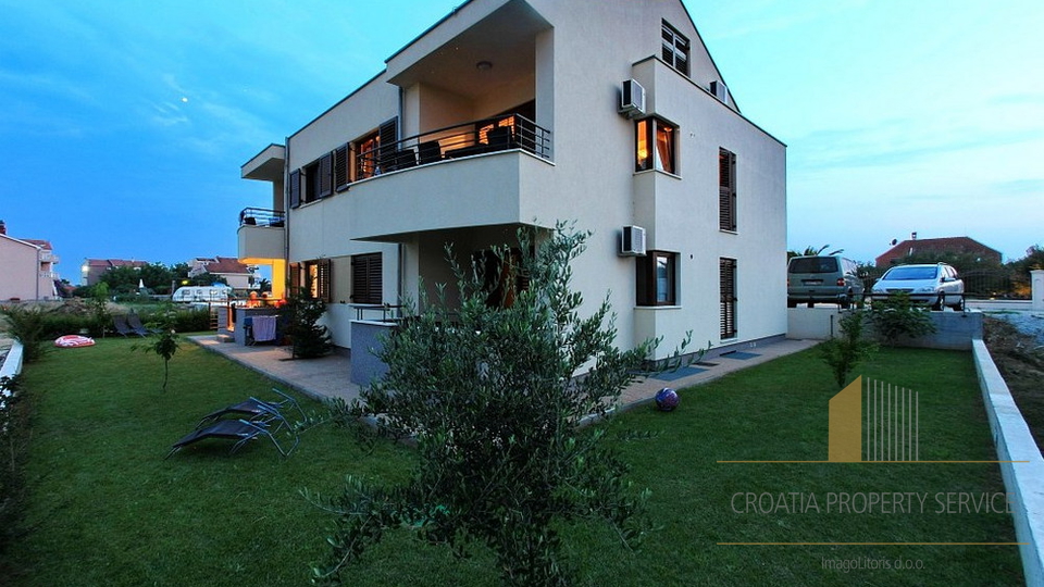 Villa with 5 apartments near Zadar , beautiful Seaview, second row to amazing beach!