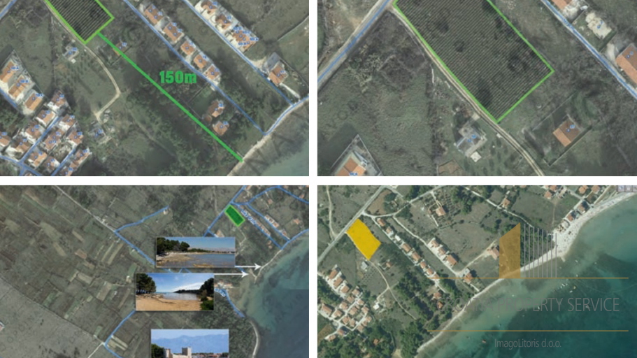 Baugrundstück von 2792m2 auf der Insel Vir, nur 150m vom Meer entfernt!