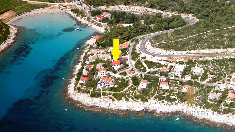 Hiša s prekrasnim pogledom na morje na izvrstni lokaciji – Milna, Vis