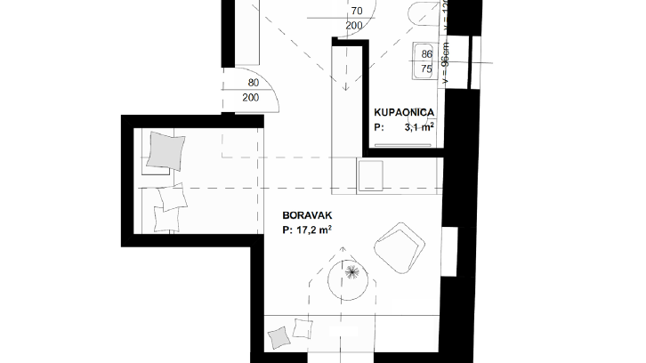 Prekrasan luksuzni studio apartman 500 m od pla&zcaron;e na otoku Bra&ccaron;u&excl;