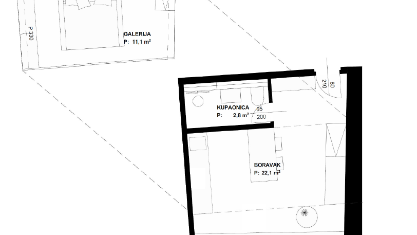 Elegantan luksuzni  apartman 500 m od pla&zcaron;e na otoku Bra&ccaron;u&excl;