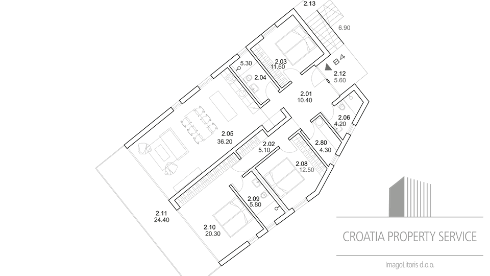 Luxuriöse Wohnung 50 m vom Strand entfernt – Kalebova Luka!
