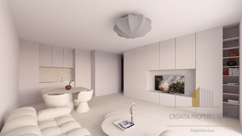 Ekskluzivni penthouse v novogradnji v Primoštenu – pogled na morje, garaža, blizu centra!