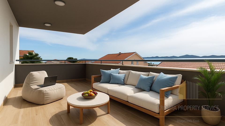 Elegant penthouse with panoramic sea views – Zadar!