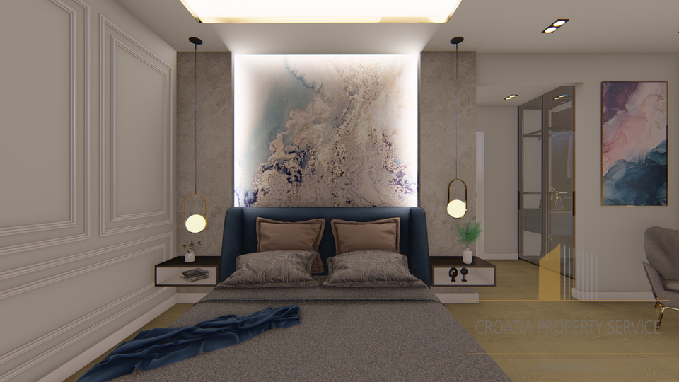 Luxuriöse Zweizimmerwohnung mit Meerblick – Jelsa, Hvar!