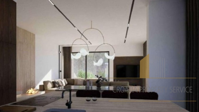 Luxurious penthouse with a rooftop terrace in the first row to the sea – Sukošan!
