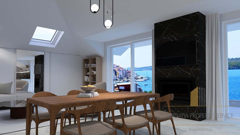 Penthouse with a beautiful sea view 50 meters from the sea in Šibenik!