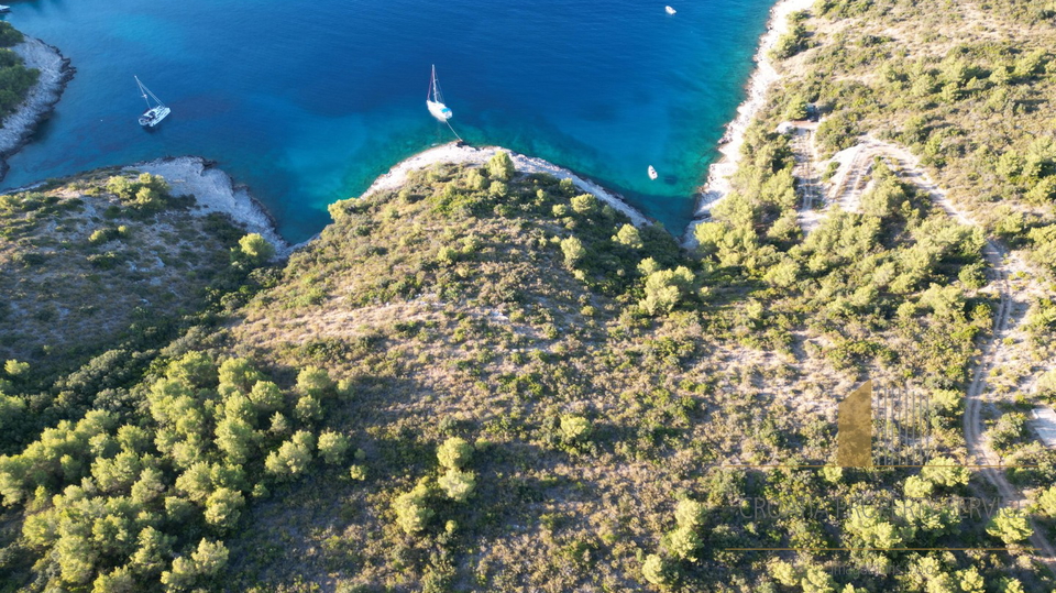 Agricultural land first row by the sea, 14,000 m² - Island of Hvar!