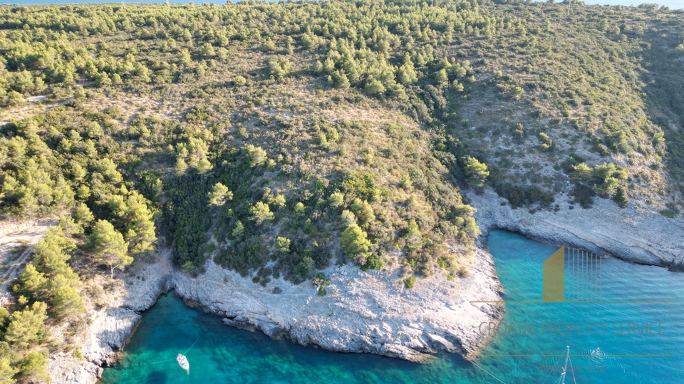 Agricultural land first row by the sea, 14,000 m² - Island of Hvar!