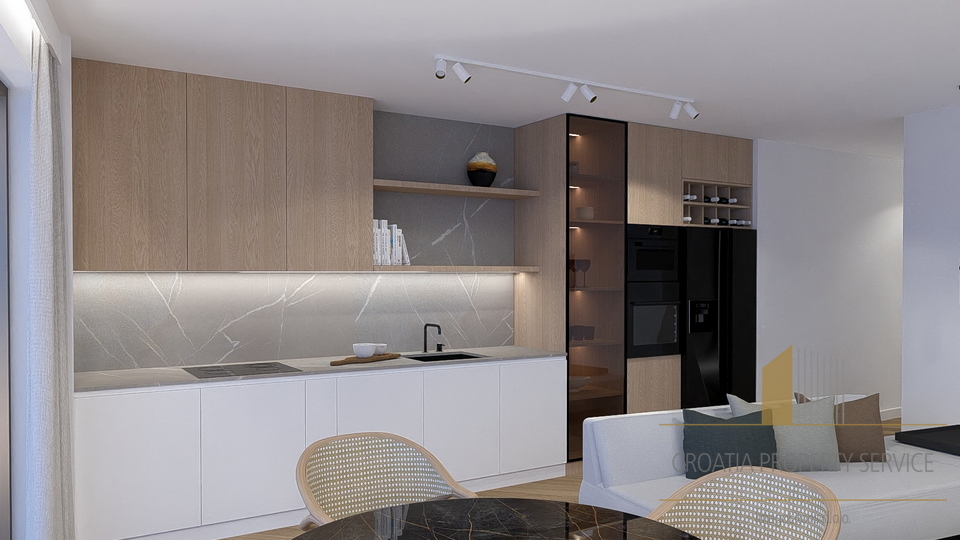 Luxurious apartment with a private pool and sea view – Grebaštica, Šibenik!
