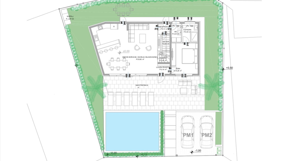 Moderna luksuzna vila v prvem vrsti ob morju &ndash; Rogoznica&excl;