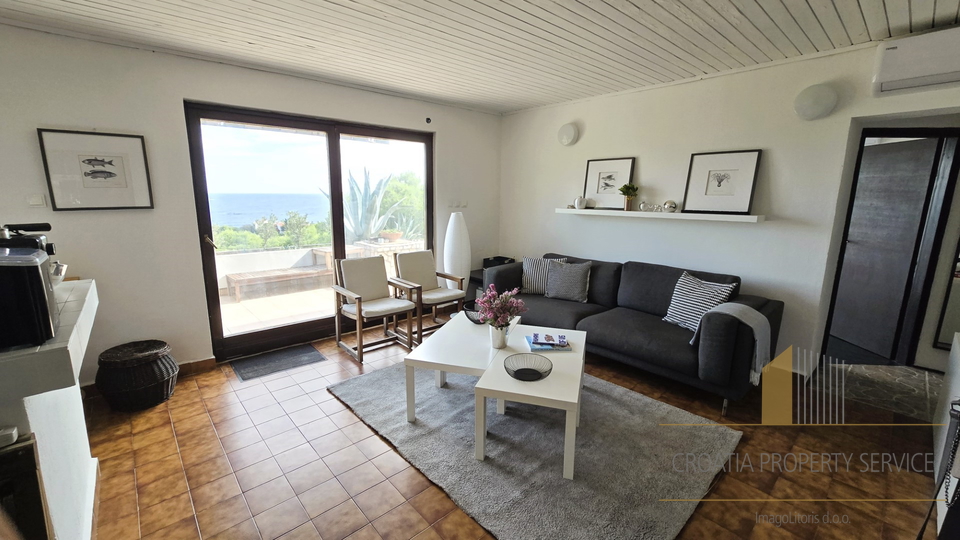 Beautiful house with a swimming pool and open sea view - Vis, Brgujac!