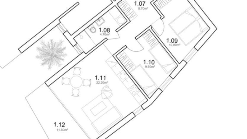 Luxuri&ouml;ses Penthouse mit Meerblick 50 m vom Strand entfernt &ndash; Kalebova Luka&excl;