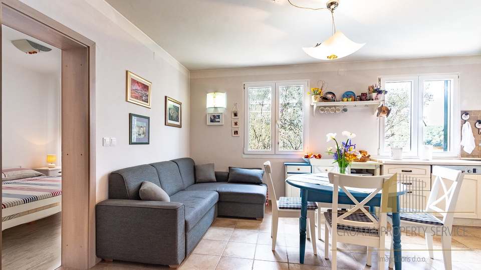 First row to the sea – beautiful renovated house with terrace and pier, Korčula!