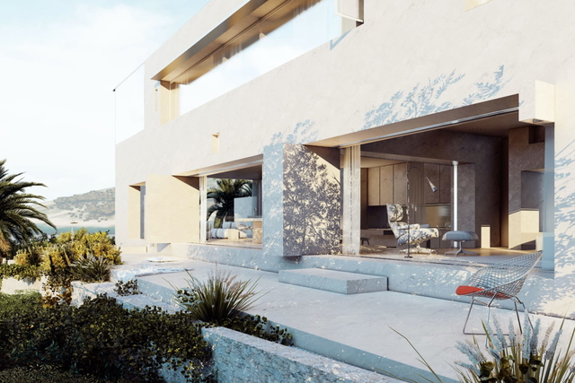 Luxury villa under construction in a fantastic first row to the sea location, Ražanj!