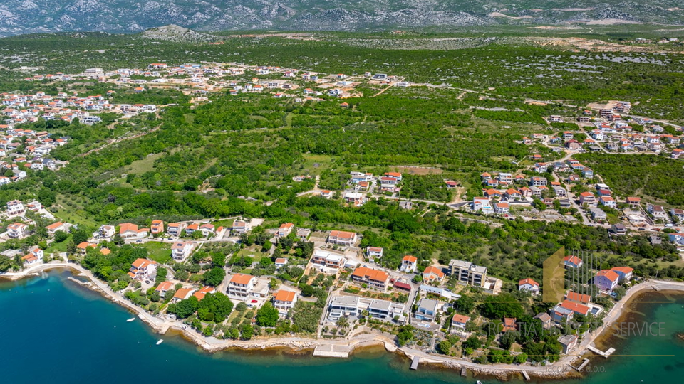 Building land with a sea view and a conceptual project for a villa – Maslenica, Zadar!
