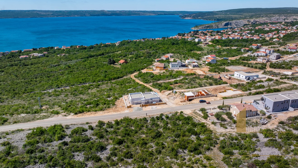 Building land with a sea view and a conceptual project for a villa – Maslenica, Zadar!