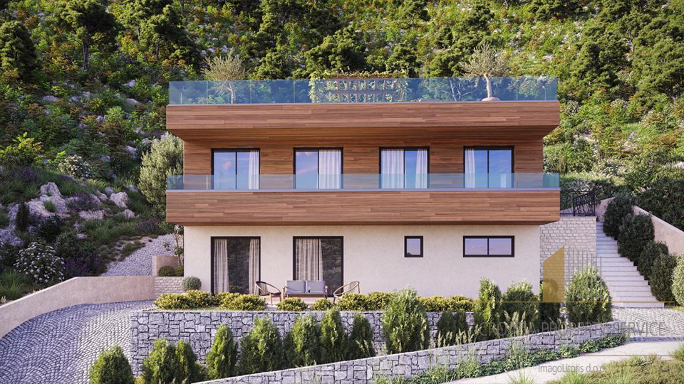 Luksuzna vila s bazenom (roh-bau) prvi red uz more – Ražanj!