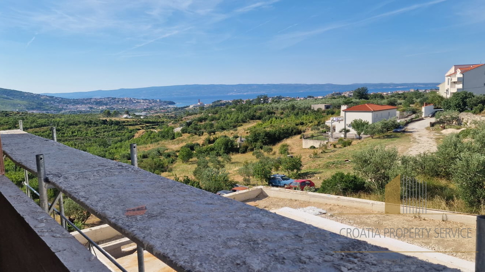 Luksuzna vila u izgradnji – oaza mira i privatnosti s pogledom na more u okolici Splita!