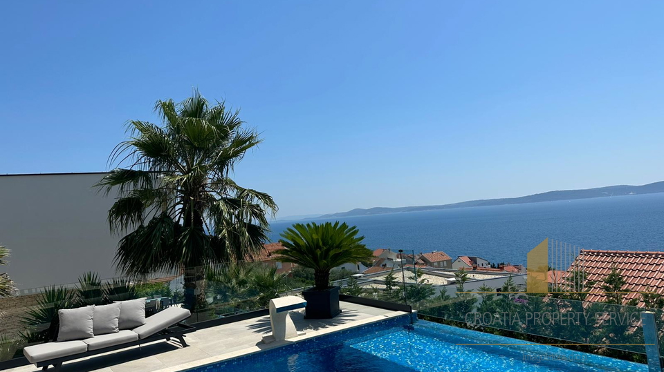 Luxuriöse Kaskadenvilla mit Panoramablick auf das Meer – Insel Čiovo!