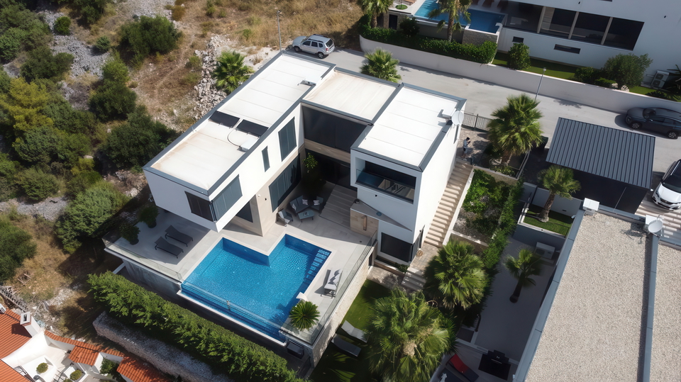 Villa a cascata di lusso con vista panoramica sul mare &ndash; Isola di &Ccaron;iovo&excl;