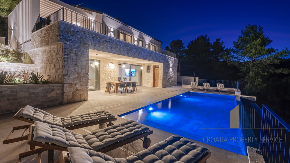 Modern Mediterranean luxury oasis 100 m from the sea - island Iž, Zadar archipelago!