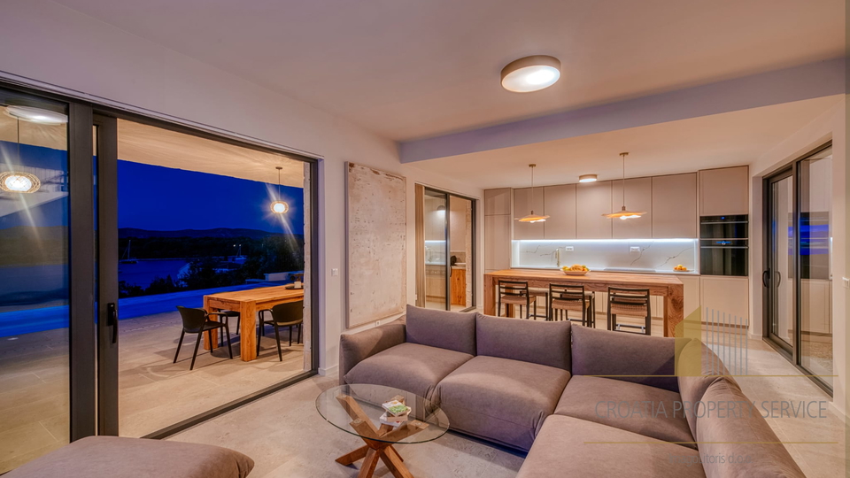 Modern Mediterranean luxury oasis 100 m from the sea - island Iž, Zadar archipelago!