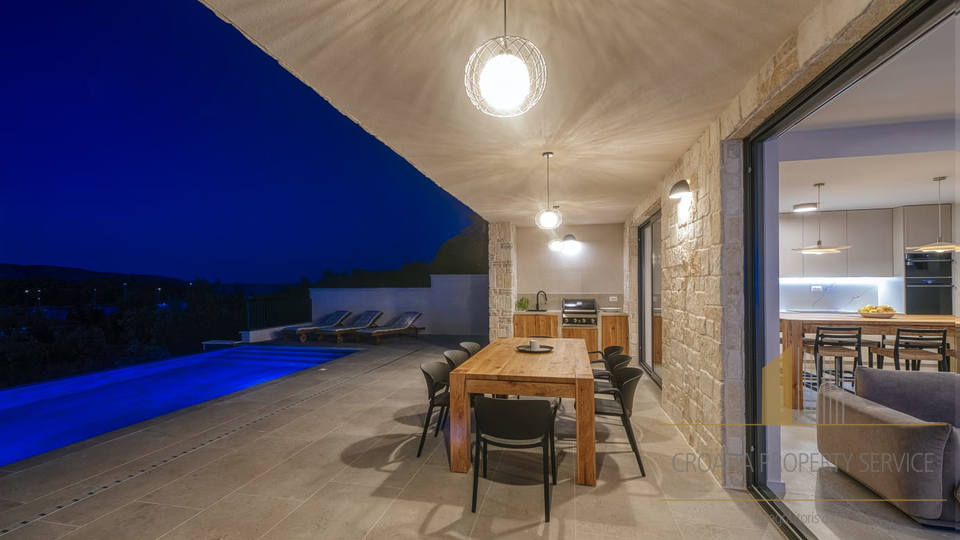 Modern Mediterranean luxury oasis 100 m from the sea - island Iž, Zadar archipelago!
