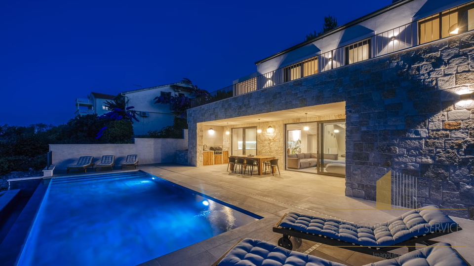 Modern Mediterranean luxury oasis 100 m from the sea - island Iž, Zadar archipelago!