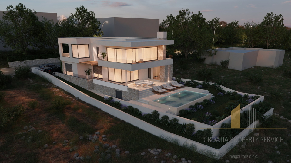 Neue luxuriöse Villa mit Infinity-Pool – Primošten!